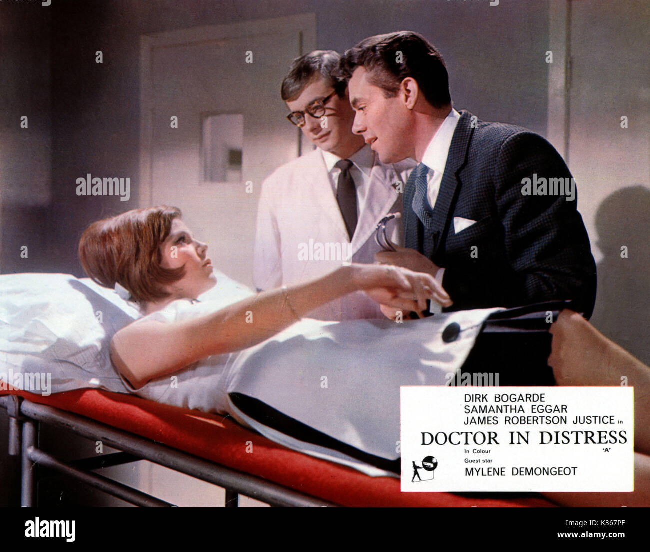 Arzt IN NOT RANK FILME / FILME SAMANTHA EGGAR, Dirk Bogarde Datum: 1963 Stockfoto