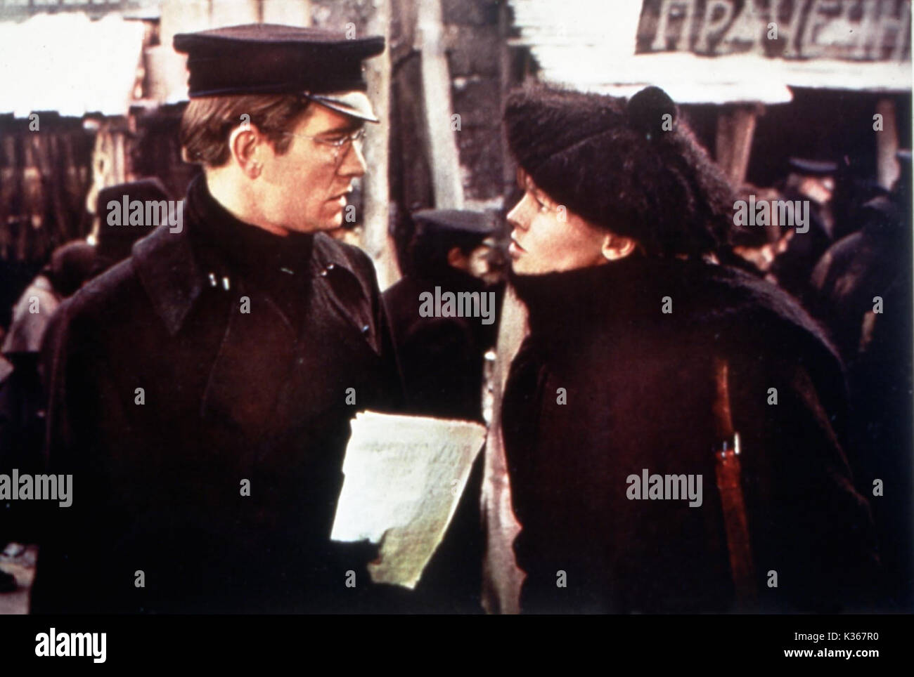 Doktor Schiwago Tom Courtenay, Julie Christie Datum: 1965 Stockfoto