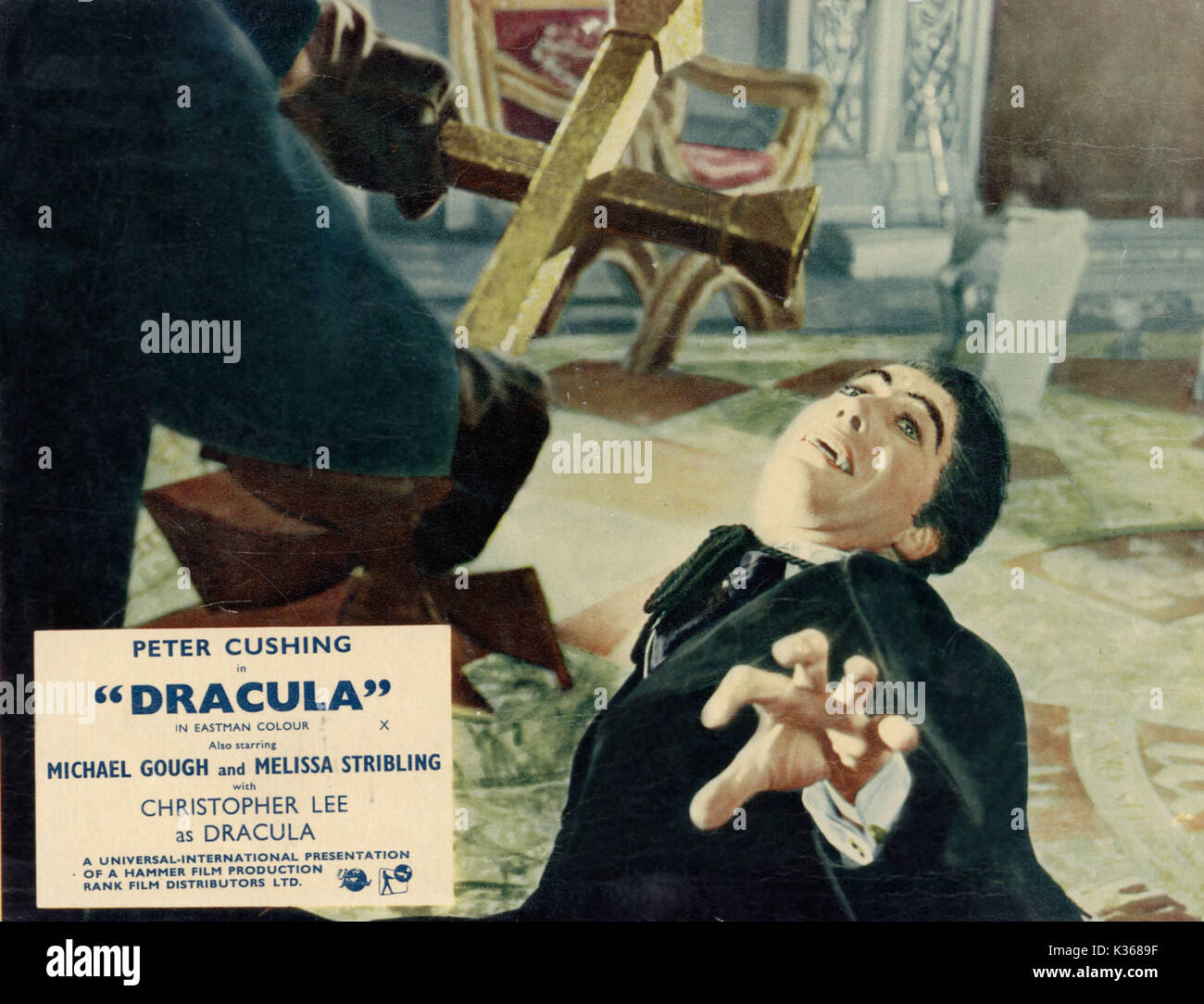 DRACULA HAMMER FILM PRODUKTION CHRISTOPHER LEE Datum: 1958 Stockfoto