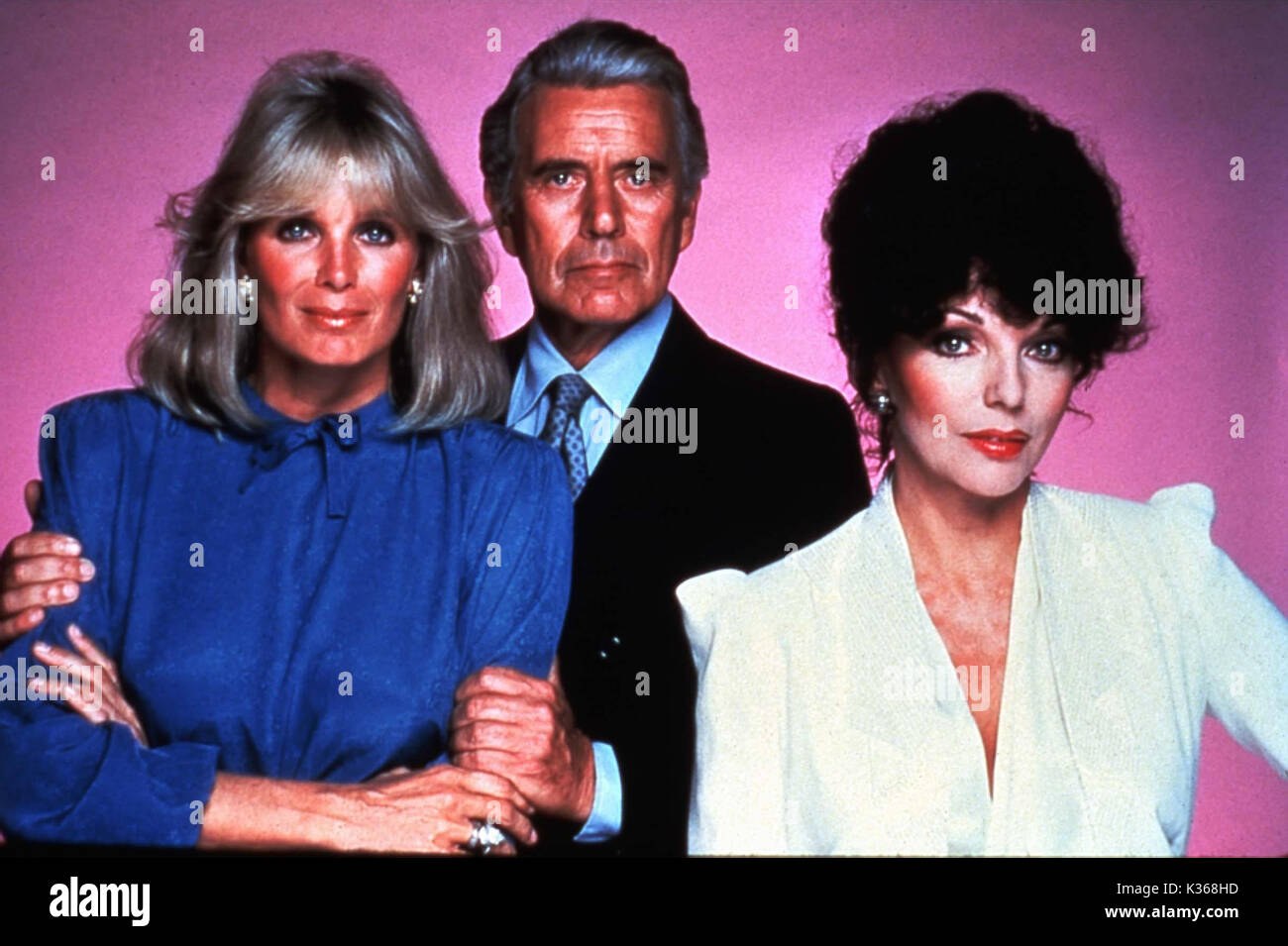 Dynastie LINDA EVANS, JOHN FORSYTHE, John Collins Stockfoto