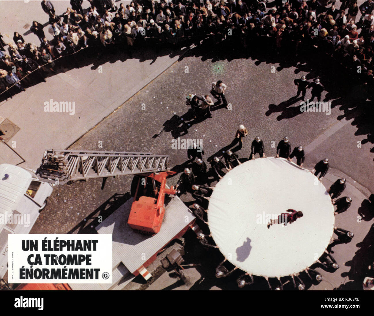 UN-ELEFANT CA TROMPE ENORMENT Datum: 1976 Stockfoto