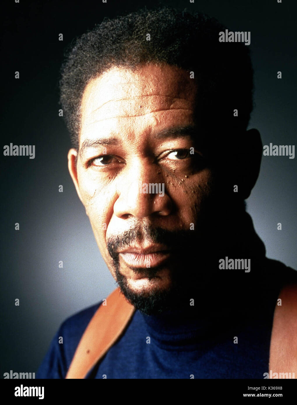 Die Mädchen küssen Morgan Freeman Datum: 1997 Stockfoto