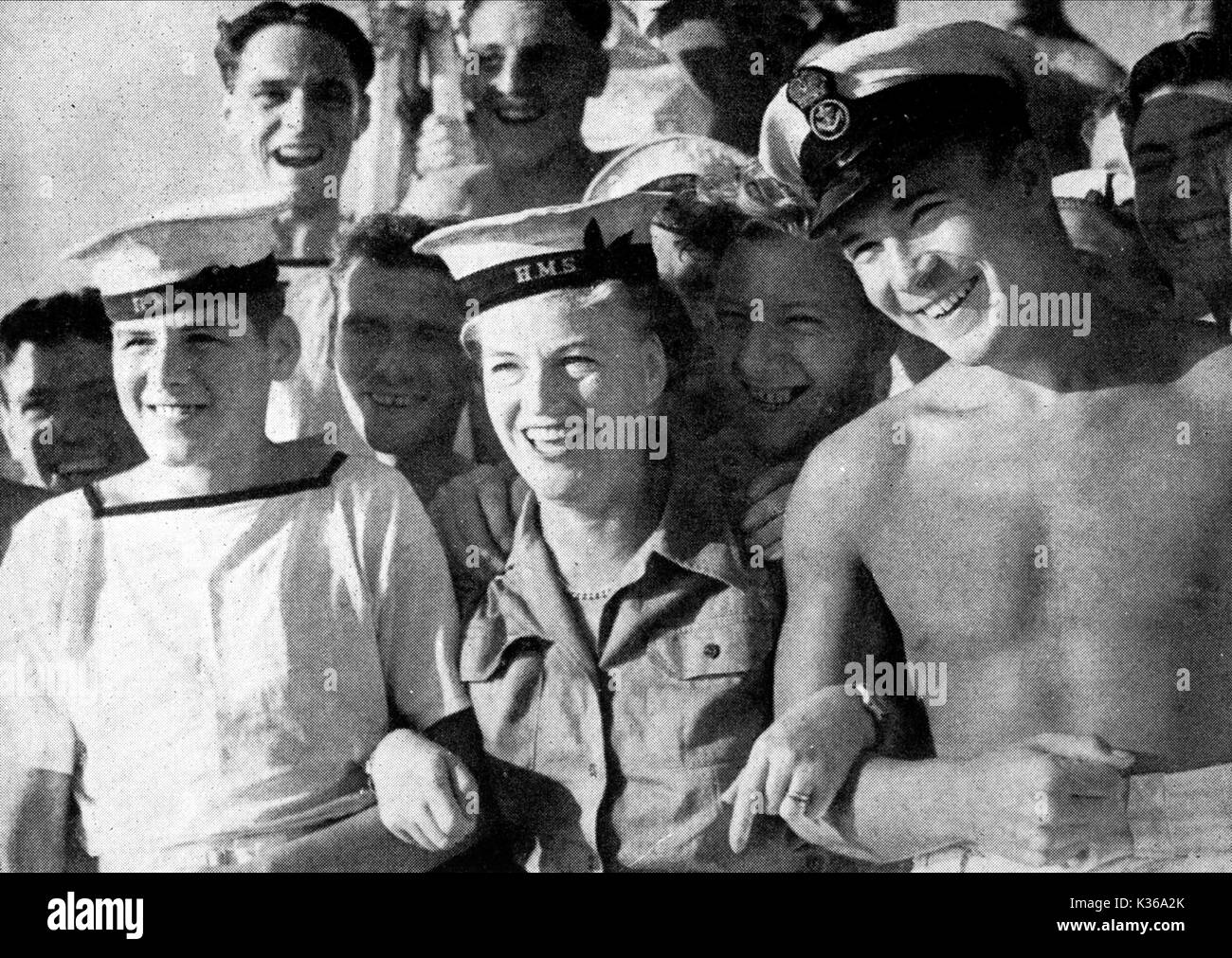 GRACIE FIELDS IN KAIRO 1943 Stockfoto GRACIE FIELDS IN KAIRO 1943 Stockfoto