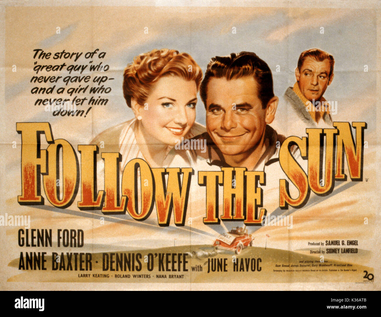 FOLGEN SIE DER SONNE C20TH FOX FOLGEN SIE DER SONNE C20TH FOX Datum: 1951 Stockfoto