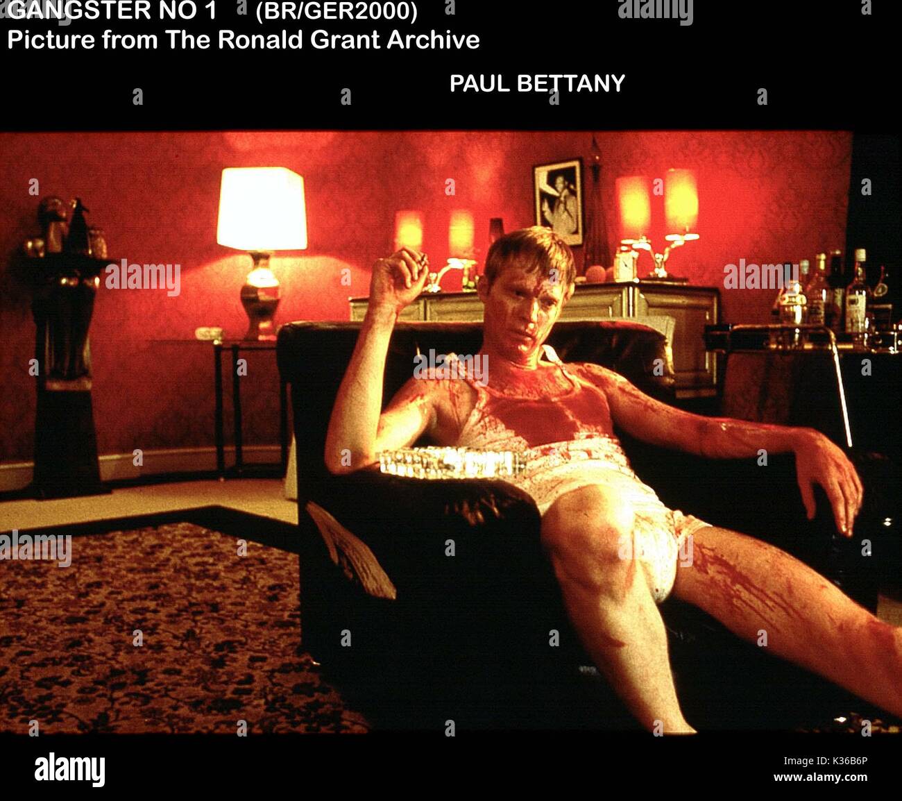 GANGSTER Nr. 1 PAUL BETTANY Datum: 2000 Stockfoto