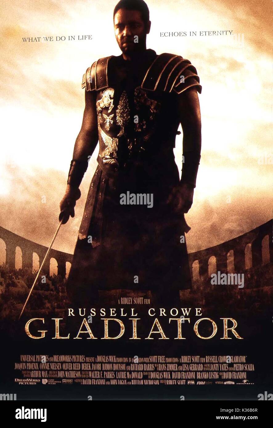 GLADIATOR Datum: 2000 Stockfoto