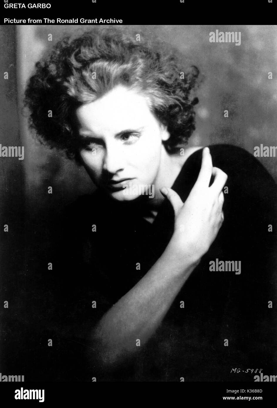 GRETA GARBO Stockfoto