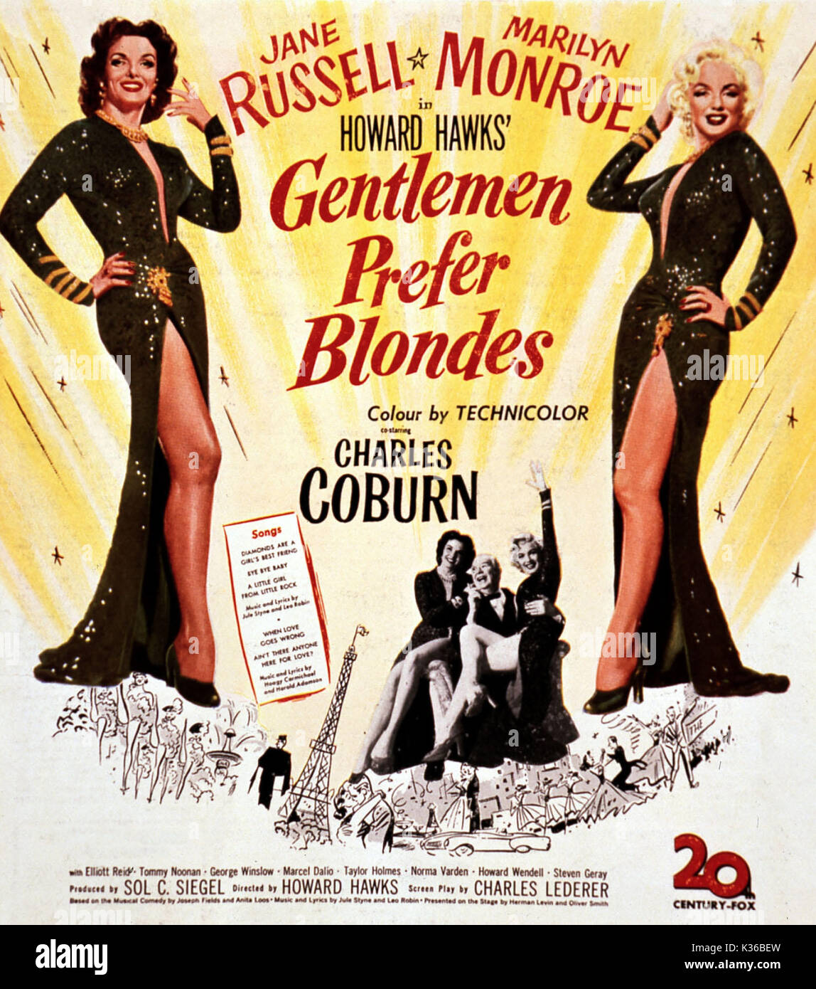 Blondinen bevorzugt Datum: 1953 Stockfoto