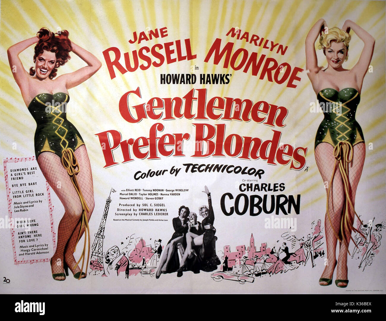 Blondinen bevorzugt Datum: 1953 Stockfoto