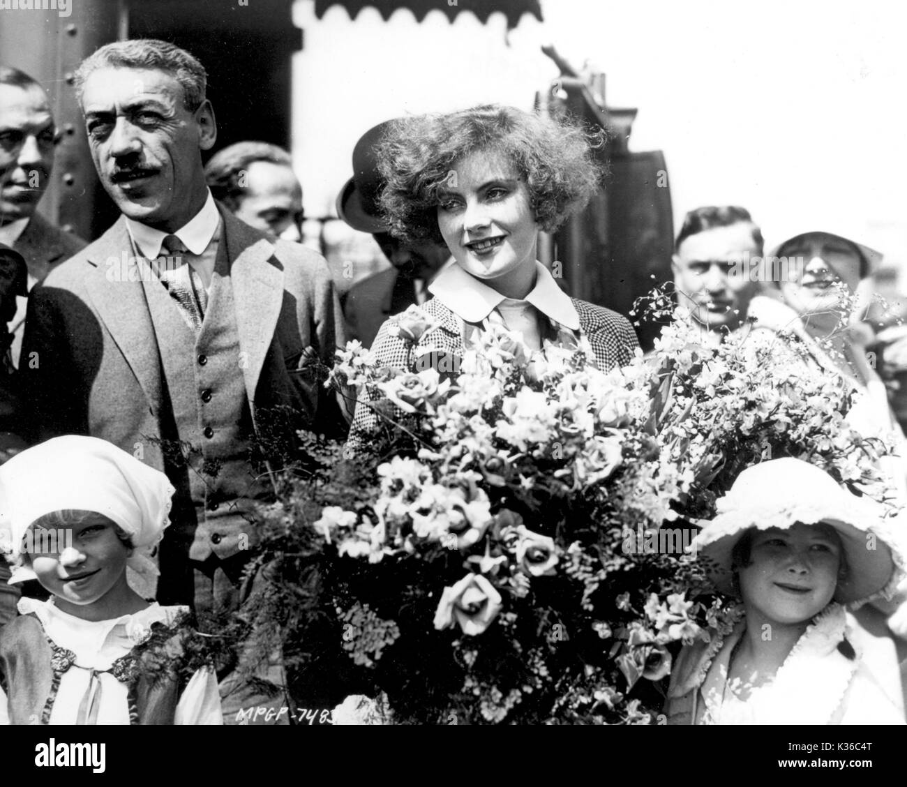 MAURITZ STILLER, GRETA GARBO Stockfoto