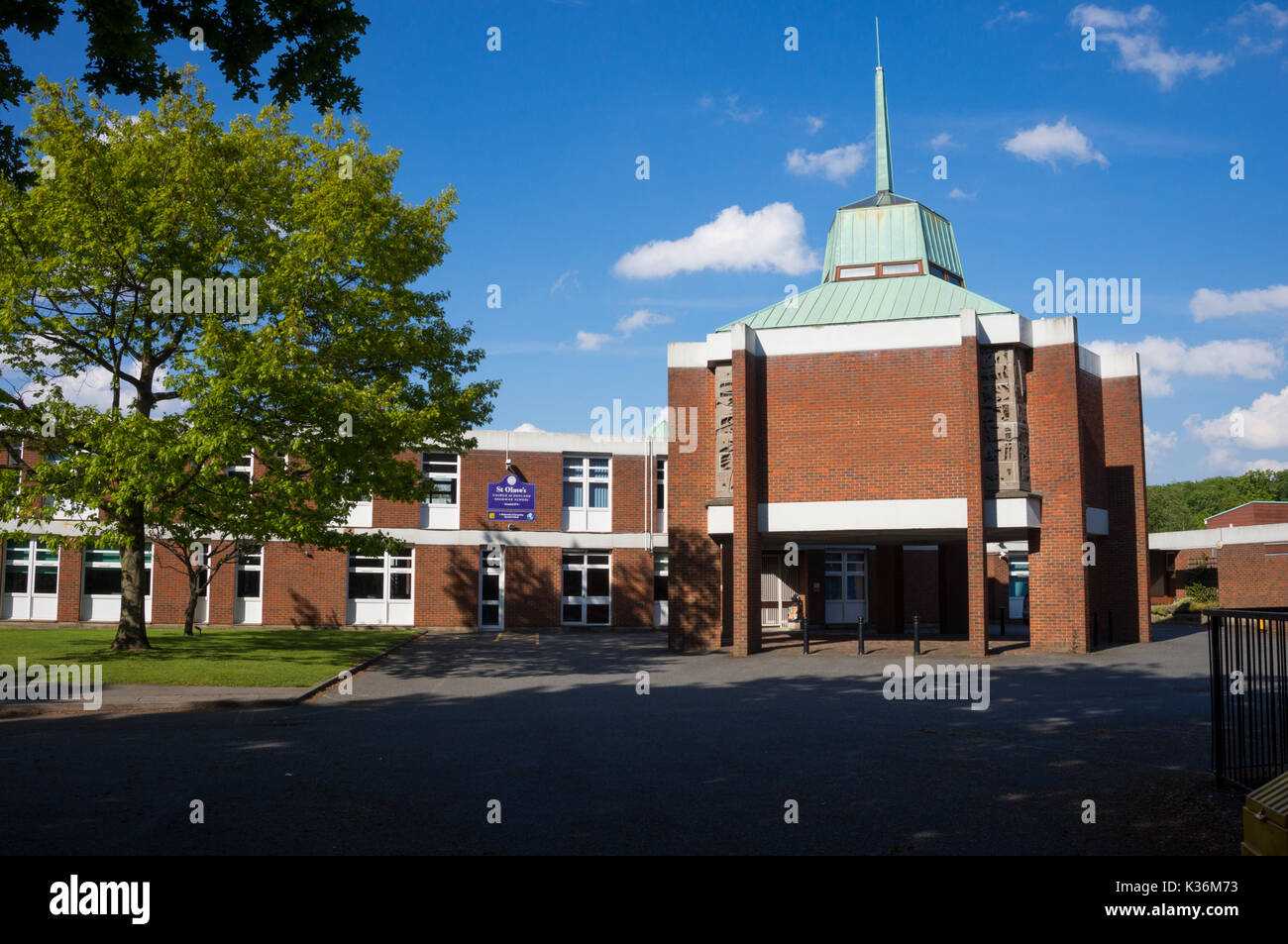 St. Olave's Kirche von England Grammar School, eingebunden in EIN-Skandal, bei dem einige Schüler aus ihrem Studium gehindert waren Stockfoto