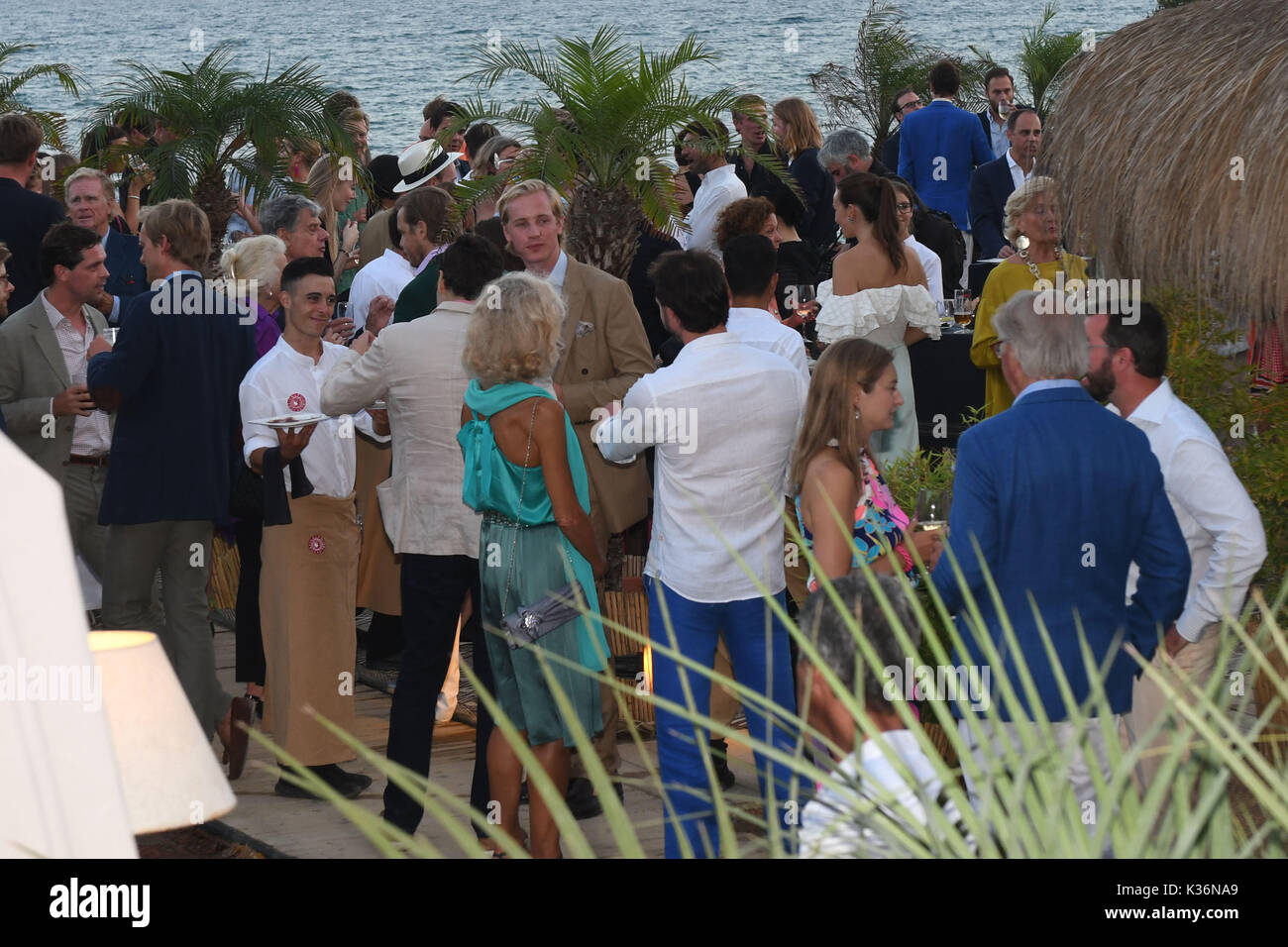 Non Exklusive während des preboda Feier von Marie Gabrielle Nassau und Antonius Willms in Marbella Freitag, Sept. 1, 2017 Stockfoto