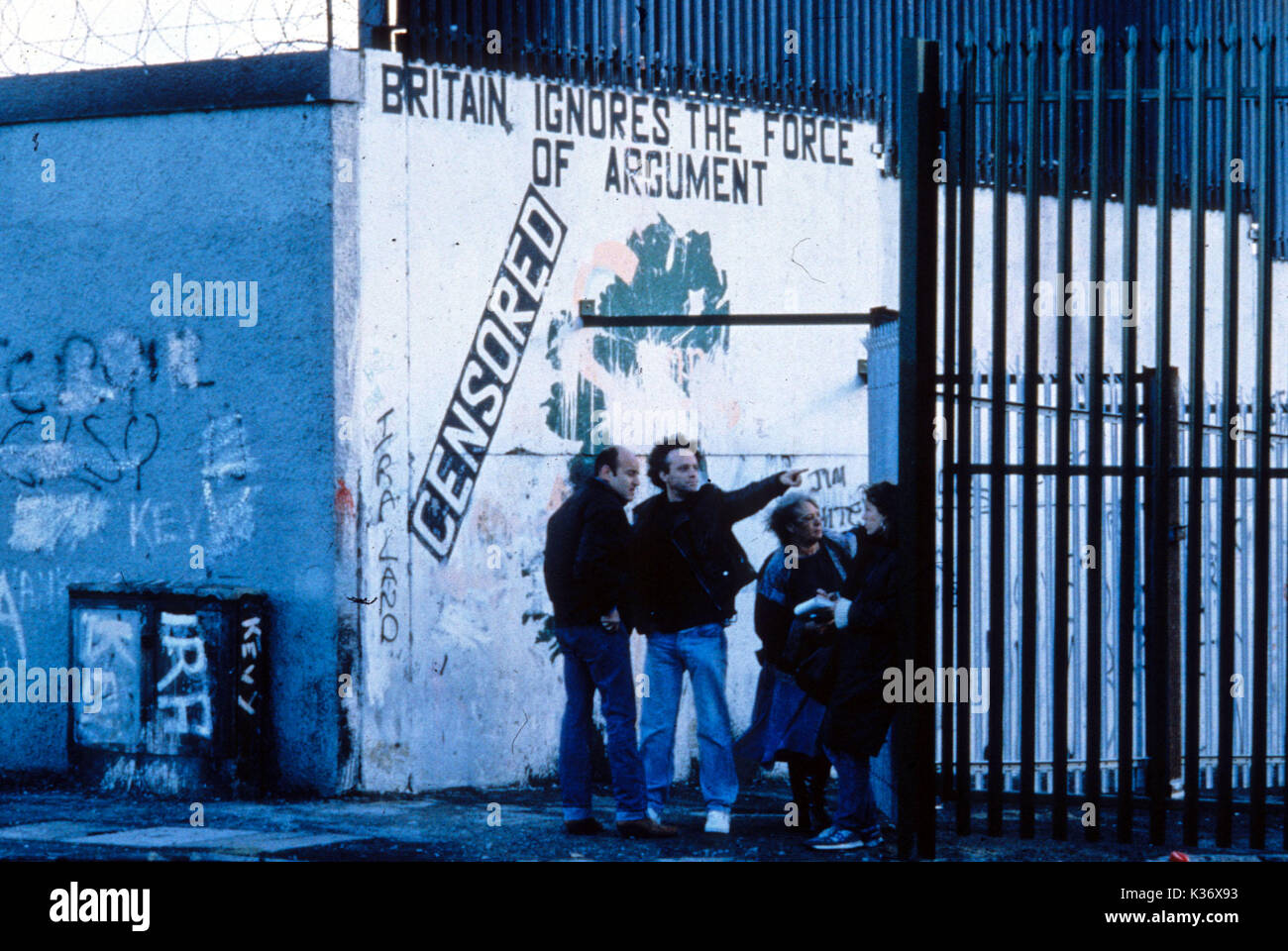 VERSTECKTE AGENDA Datum: 1990 Stockfoto