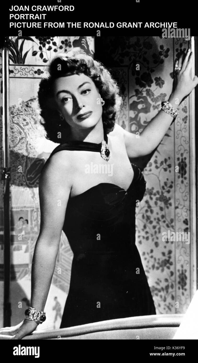 JOAN CRAWFORD Stockfoto