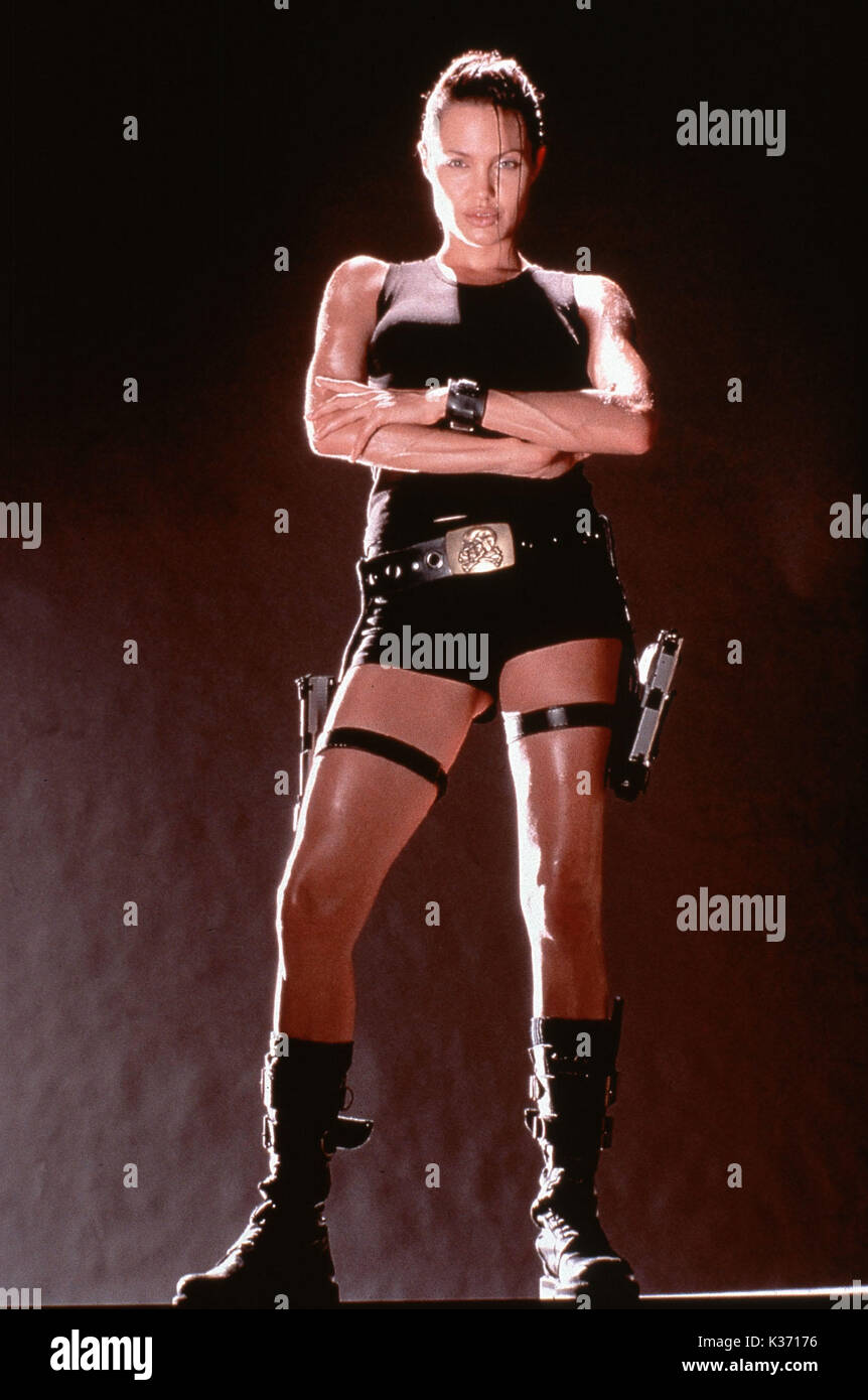 LARA CROFT: Tomb Raider Angelina Jolie paramount Datum: 2001 Stockfoto