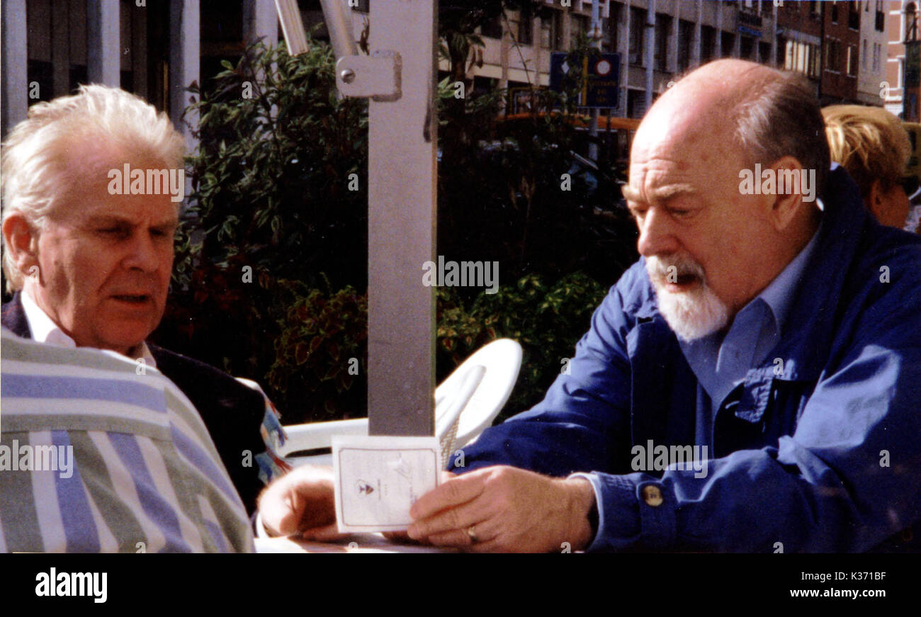 LE GIORNATE DEL CINEMA MUTO 1997 L-R, David Robinson, FESTIVALLEITER und John LANCHBERY, Komponist und Dirigent Stockfoto