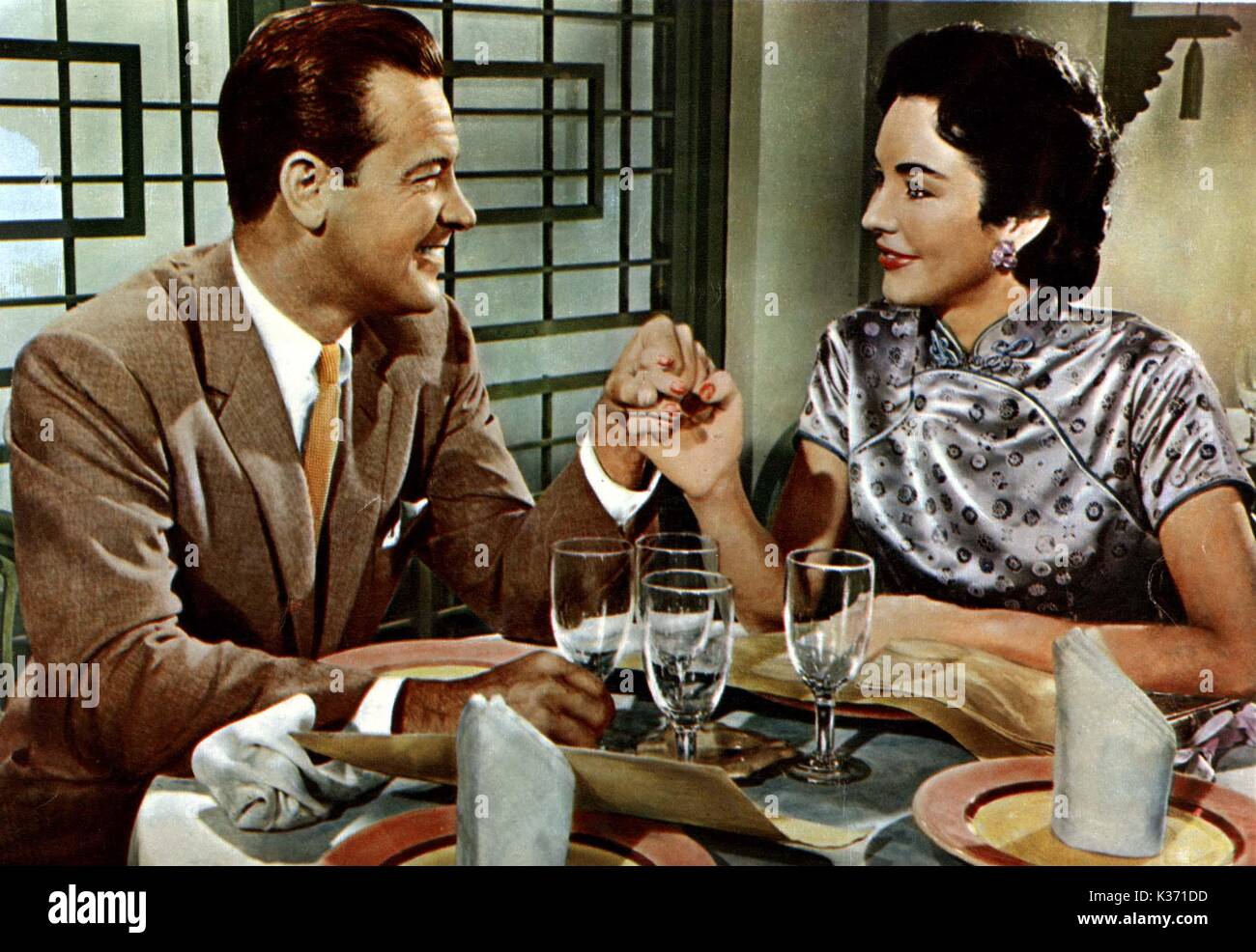 Liebe ist eine Viele-splendoured Sache, William Holden, Jennifer Jones Datum: 1955 Stockfoto