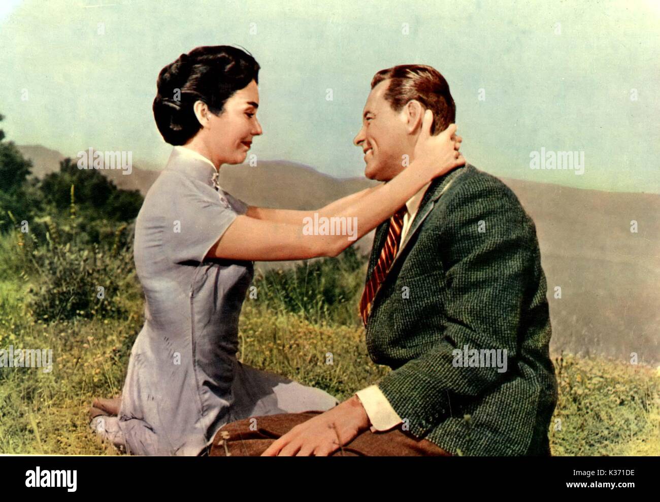 Liebe ist eine Viele-splendoured SACHE JENNIFER JONES, William Holden Datum: 1955 Stockfoto
