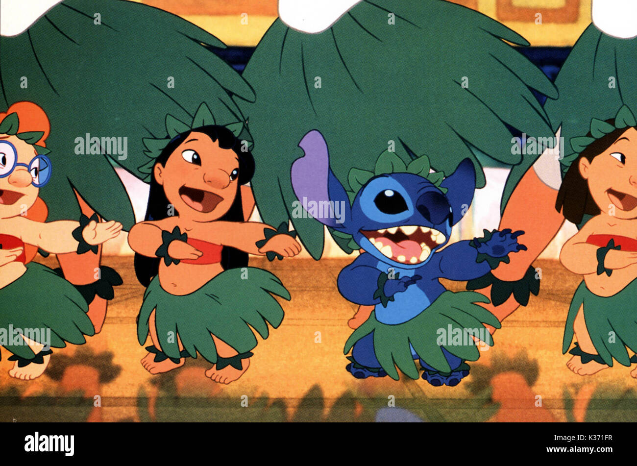 LILO & STITCH COPYRIGHT WALT DISNEY BILDER Datum: 2002 Stockfoto