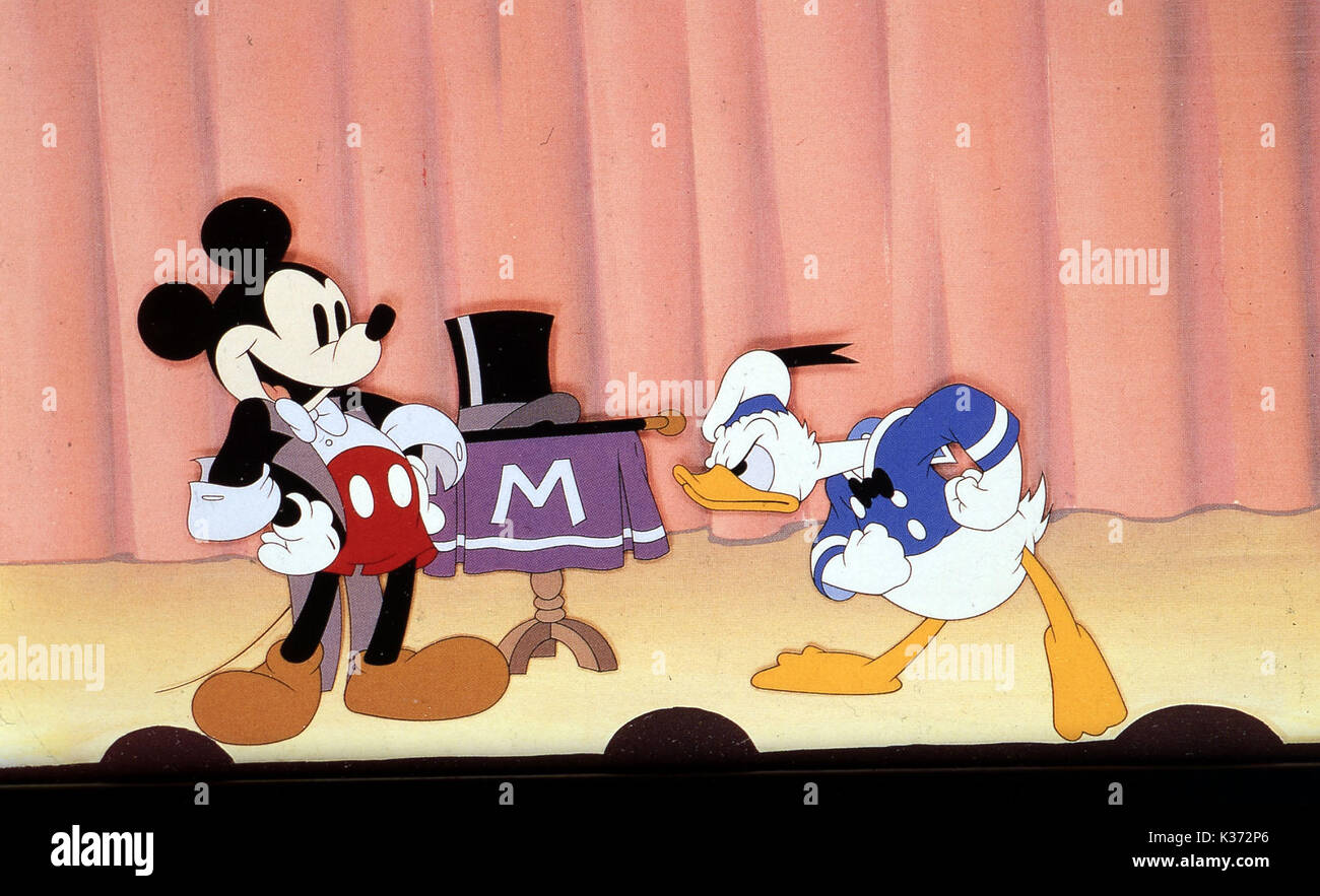 MICKEY Mouse und Donald Duck BITTE CREDIT COPYRIGHT DISNEY Stockfoto