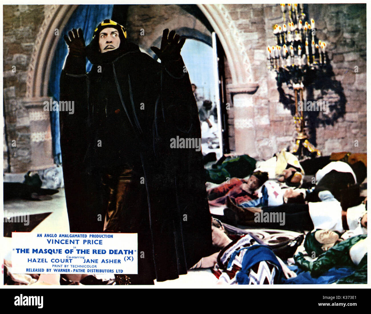 Die MASKE DES ROTEN TODES VINCENT PRICE Datum: 1964 Stockfoto