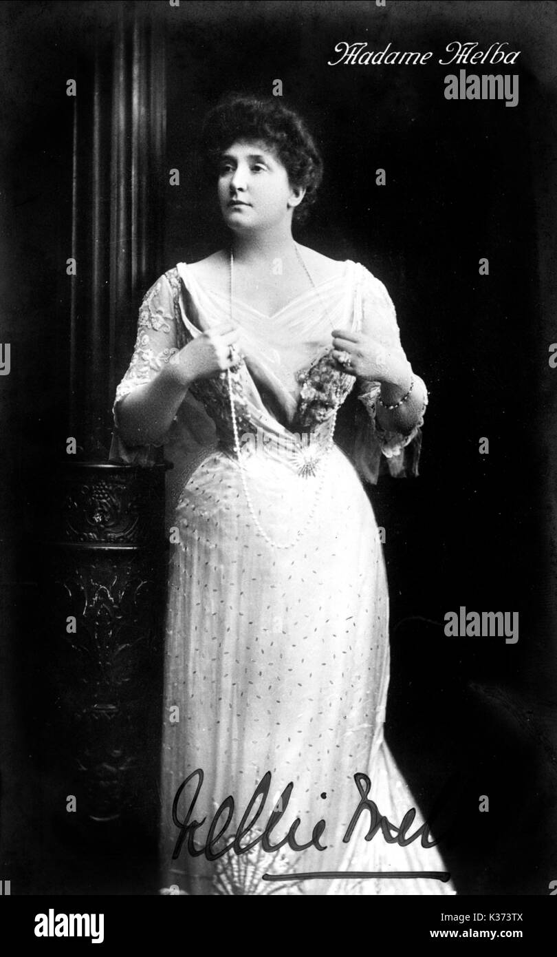 NELLIE MELBA Stockfoto