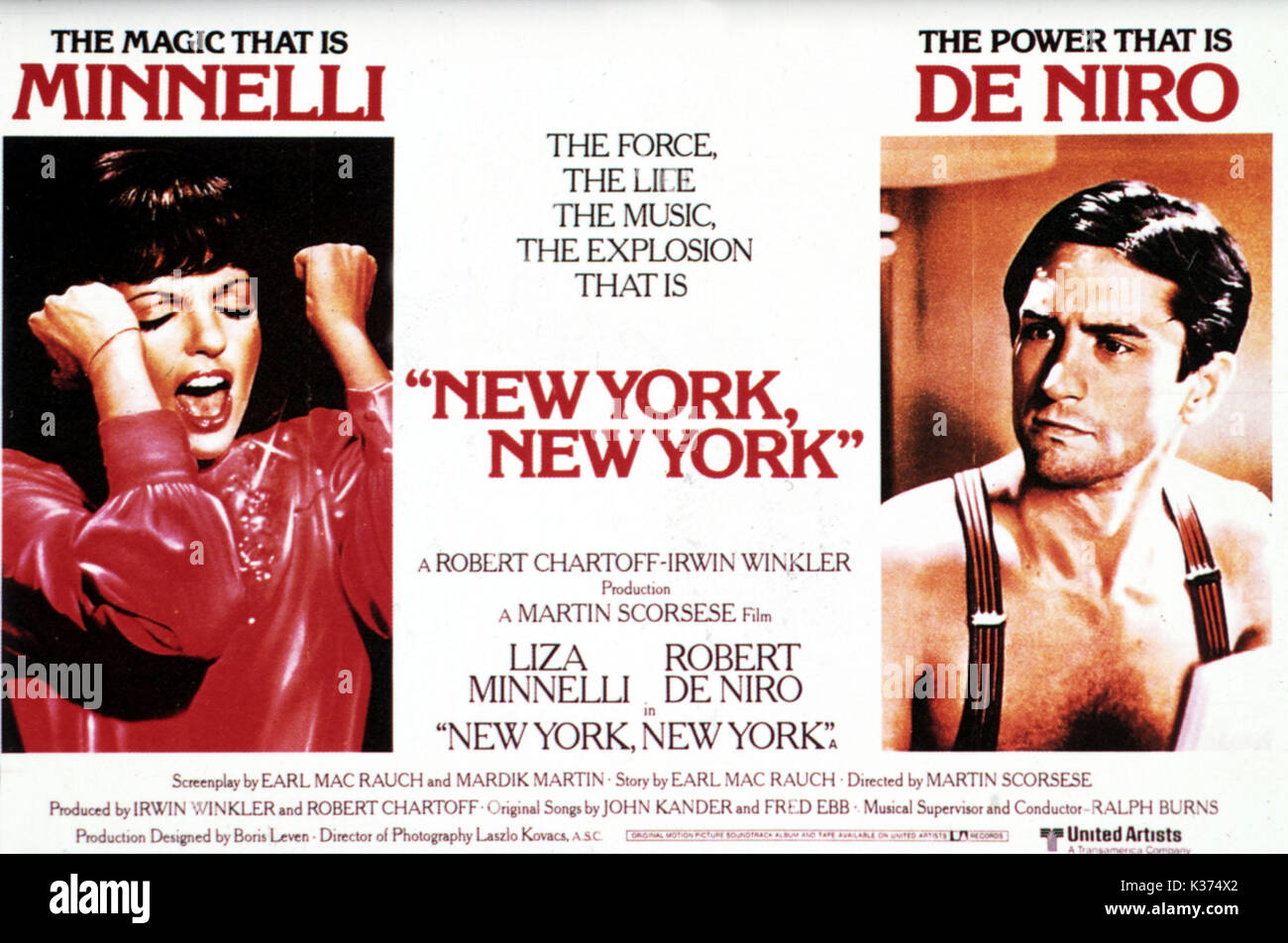NEW YORK, NEW YORK, MGM Datum: 1977 Stockfoto