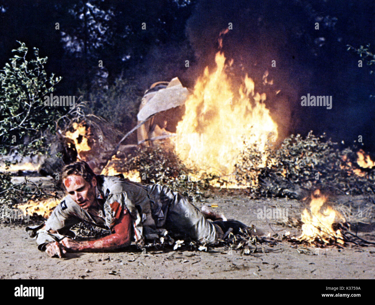 Der OMEGA MANN Charlton Heston Datum: 1971 Stockfoto