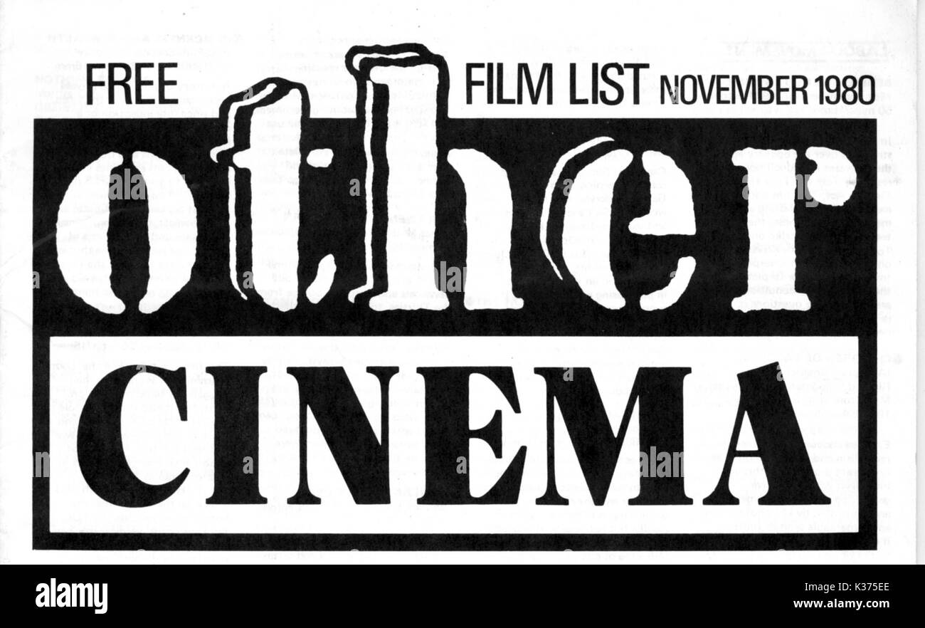 ANDERES KINO-LOGO Stockfoto