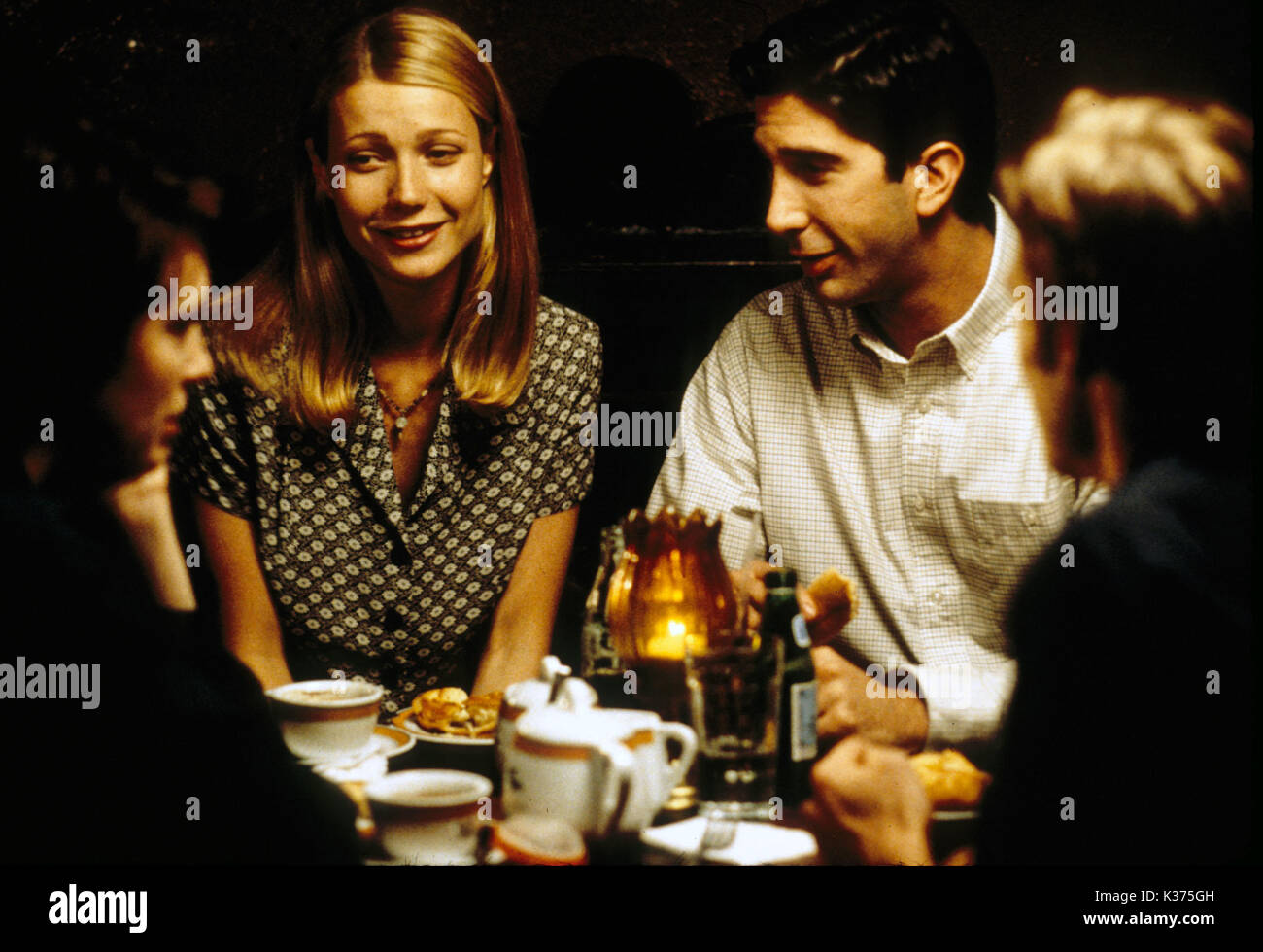 Die PALLBEARER MIRAMAX FILMS GWYNETH PALTROW, DAVID SCWIMMER Kaffee Datum: 1996 Stockfoto