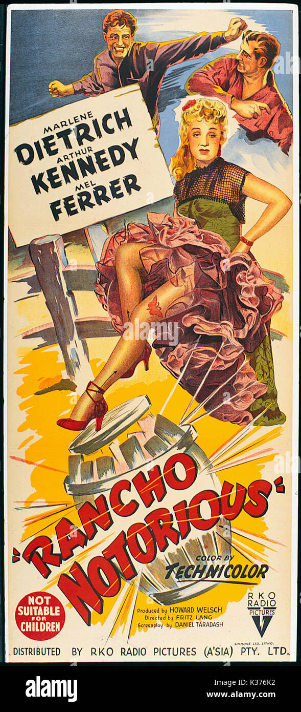 RANCHO berüchtigten Datum: 1952 Stockfoto