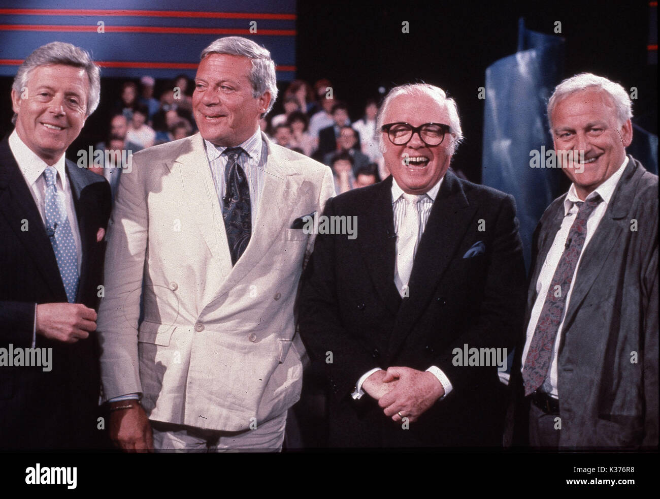 Dies ist IHR LEBEN L-R, MICHAEL ASPEL, Oliver Reed, Richard Attenborough, JOHN THAW Stockfoto