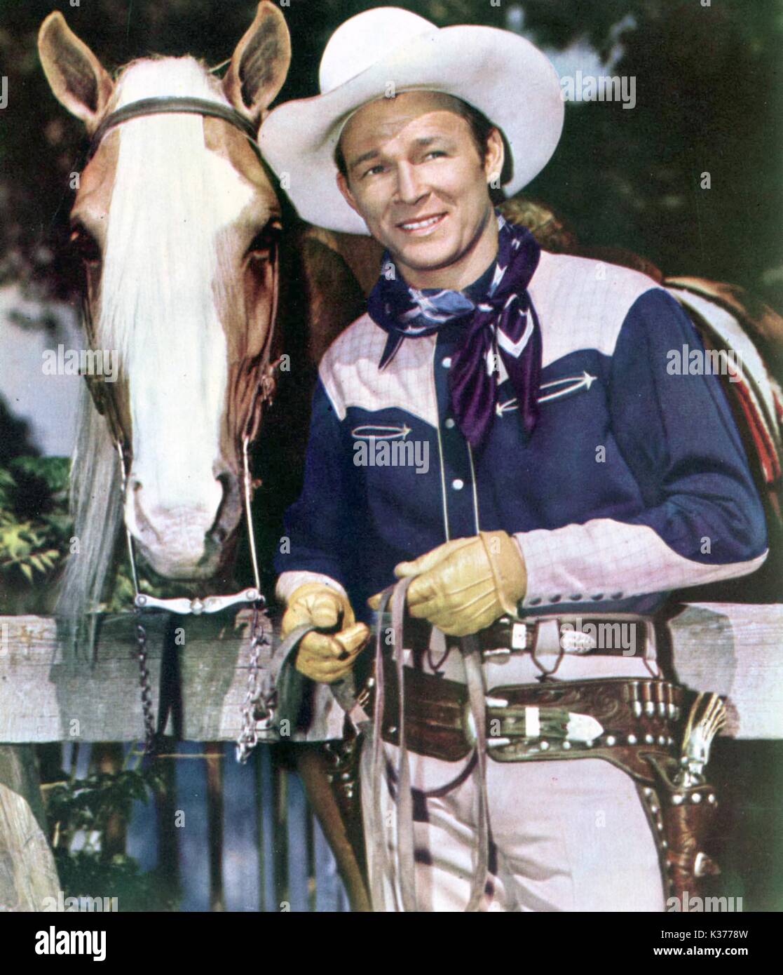ROY ROGERS und TRIGGER Stockfoto
