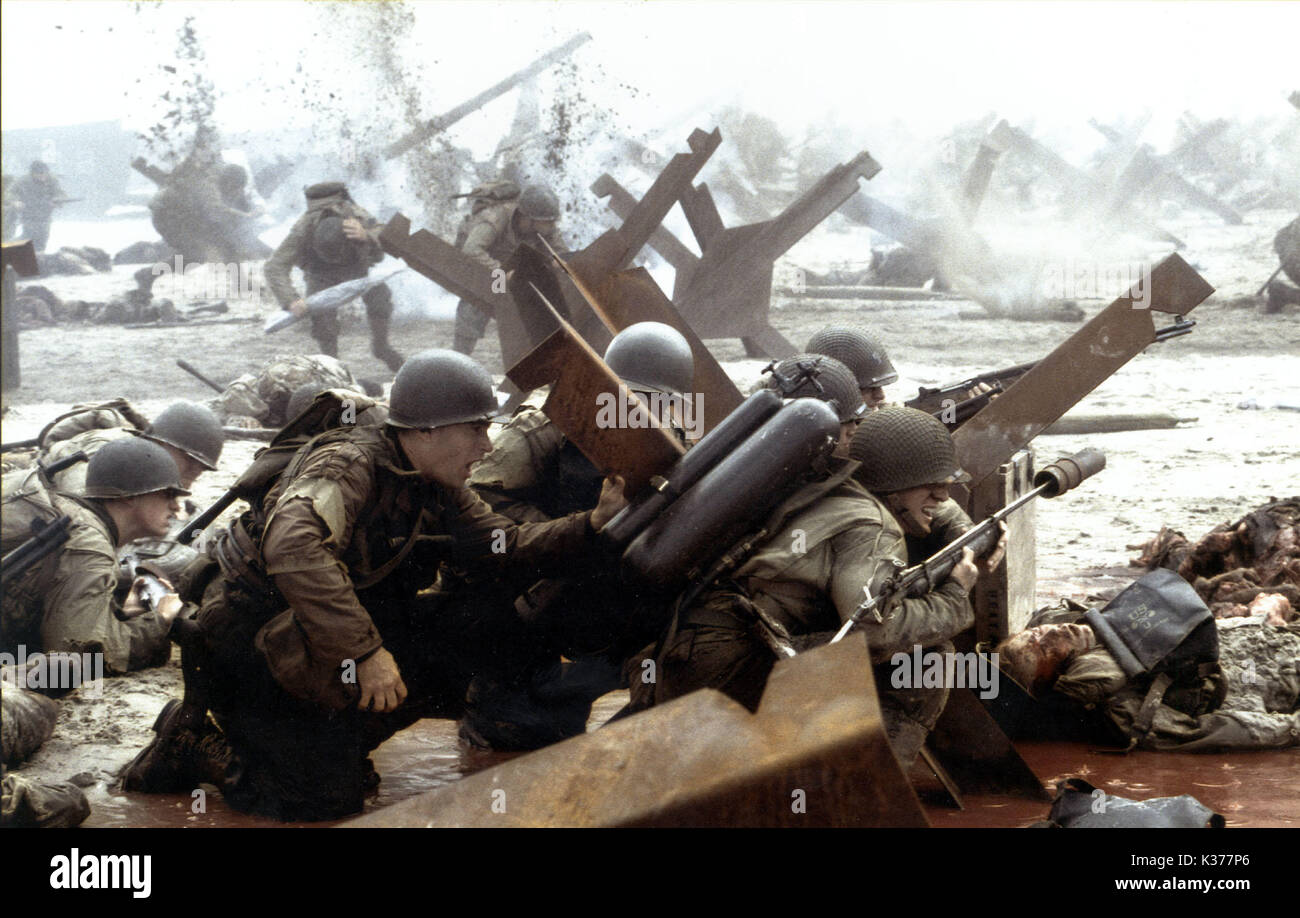 Der Soldat James Ryan Tom Hanks als Captain Miller Datum: 1998 Stockfoto