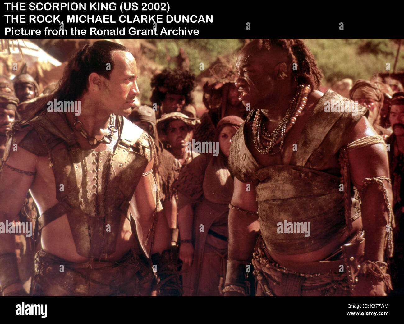 Der SCORPION KING MICHAEL CLARKE DUNCAN Datum: 2002 Stockfoto