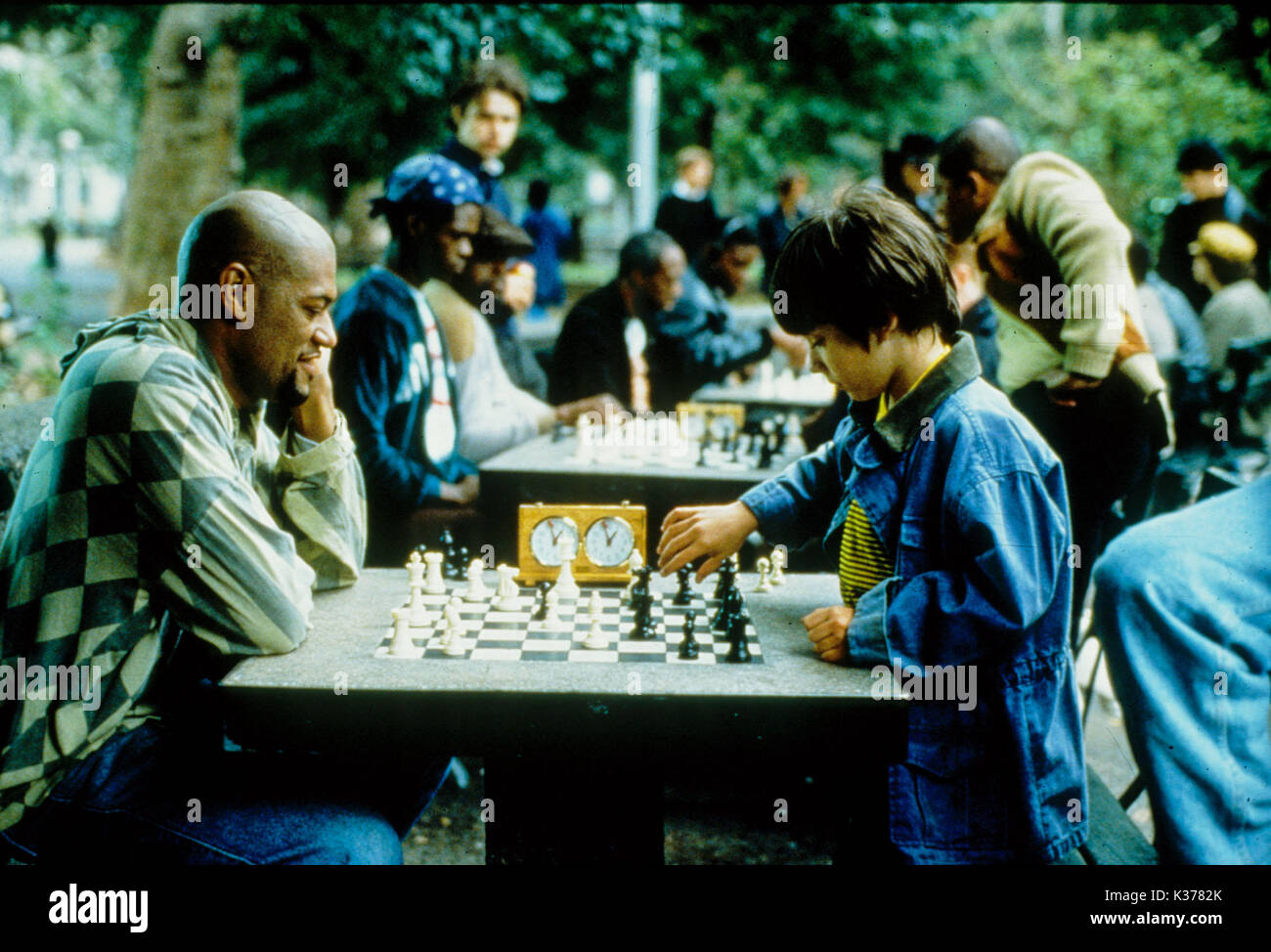 ICH SUCHE NACH BOBBY FISCHER SCHACH AUF DER SUCHE NACH BOBBY FISCHER SCHACH Datum: 1993 Stockfoto