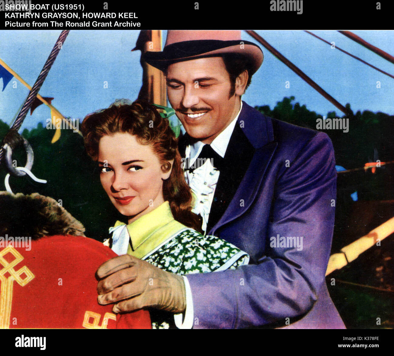 SHOW BOAT KATHRYN GRAYSON, Howard Keel Datum: 1951 Stockfoto