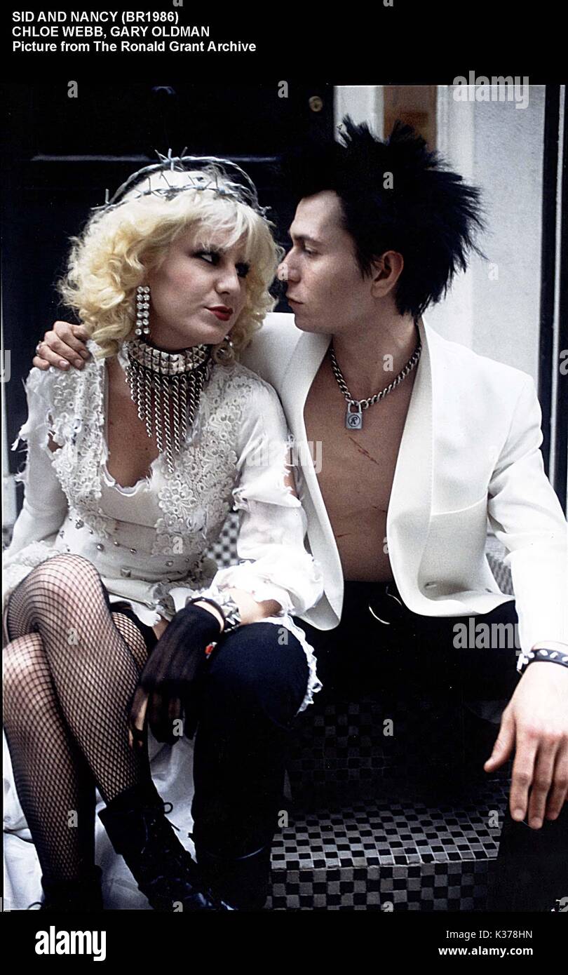SID UND NANCY CHLOE WEBB, GARY OLDMAN Datum: 1986 Stockfoto
