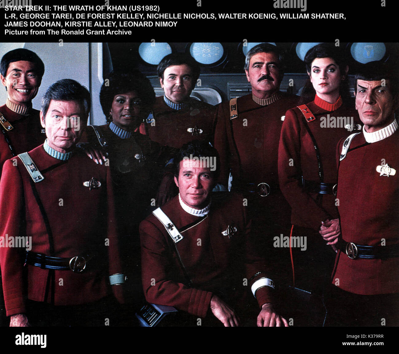 STAR TREK II Der Zorn des Khan LR, TAREI, DE FOREST KELLEY, MICHELLE NICHOLS, WALTER