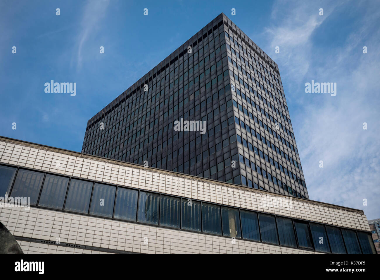 140 London Wall. Internationalen Stil hoher Turm Bürogebäude in der Innenstadt von London, Großbritannien Stockfoto