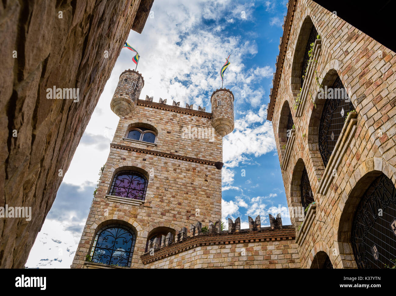 Lamas Schloss Stockfoto