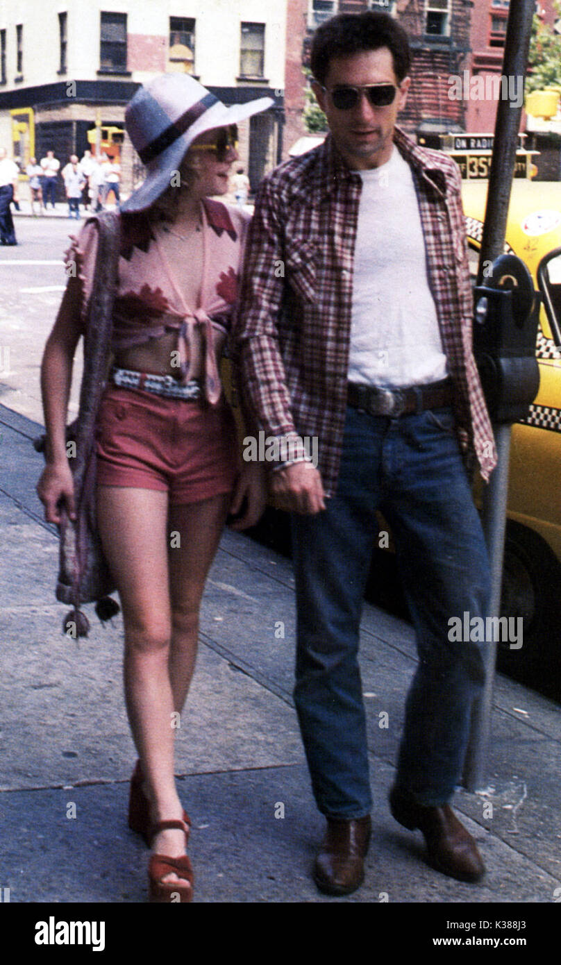 TAXI DRIVER JODIE FOSTER, ROBERT DE NIRO Datum: 1976 Stockfoto