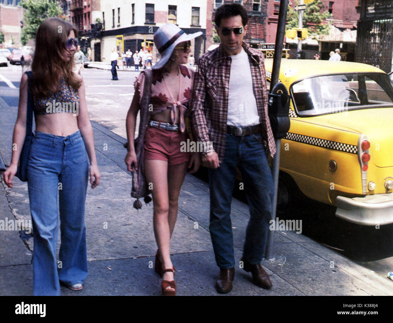 TAXI DRIVER JODIE FOSTER, ROBERT DE NIRO Datum: 1976 Stockfoto