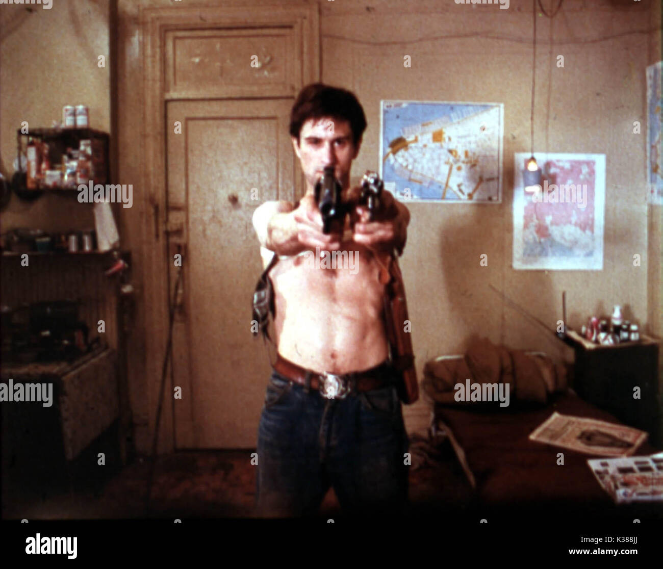 TAXI DRIVER ROBERT DE NIRO Datum: 1976 Stockfoto