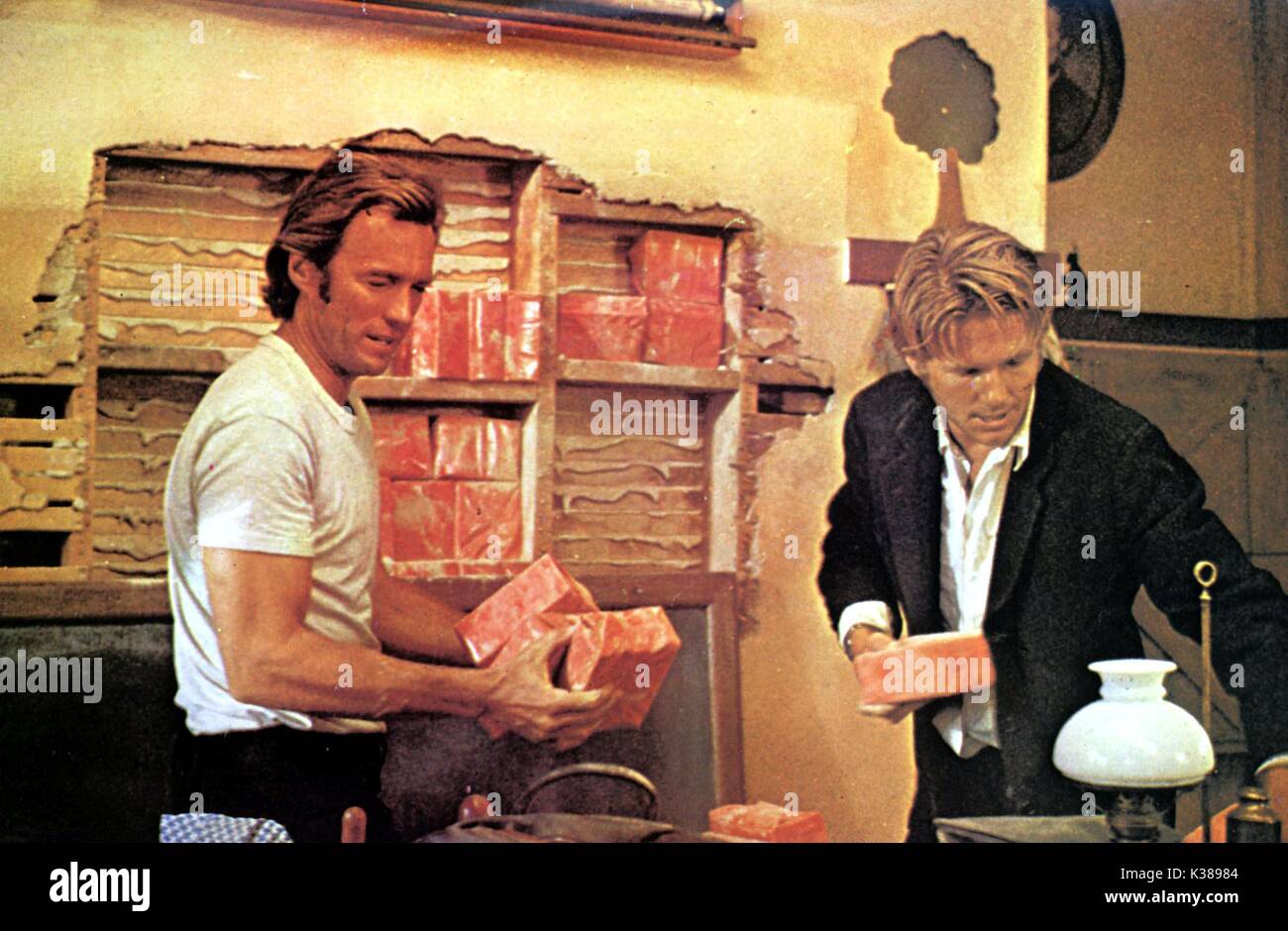 THUNDERBOLT UND LIGHTFOOT Clint Eastwood, Jeff Bridges Datum: 1974 Stockfoto