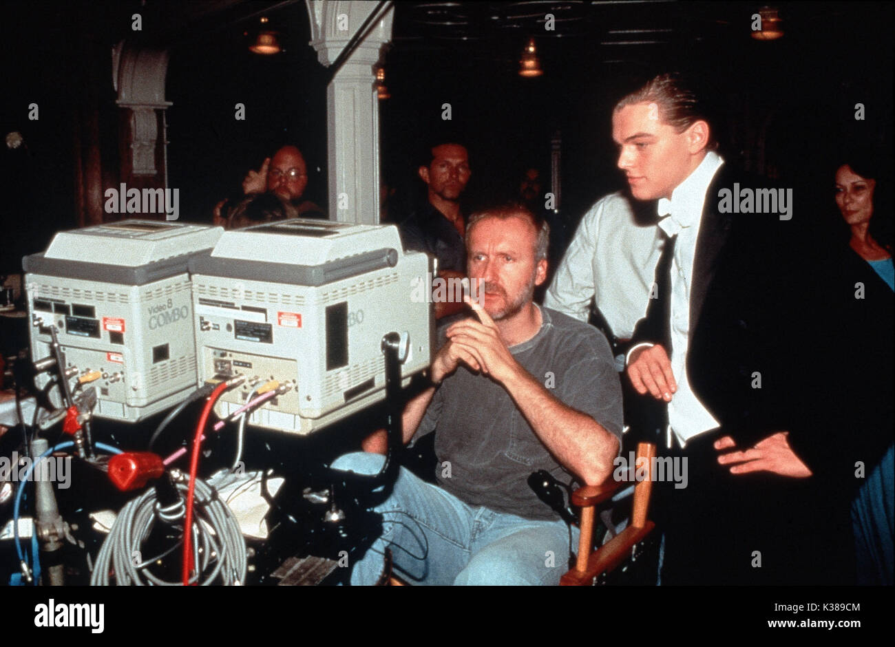 TITANIC 2OTH CENTURY FOX Regisseur James Cameron, Leonardo di Caprio VIDEOWIEDERGABE Datum: 1997 Stockfoto