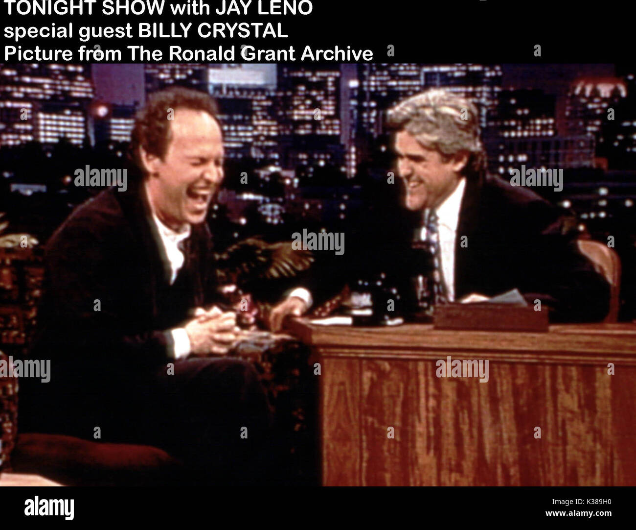 TONIGHT Show mit Jay Leno BILLY CRYSTAL Stockfoto