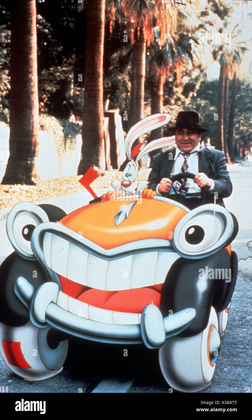 WHO Framed Roger Rabbit AMBLIN ENTERTAINMENT/TOUCHSTONE PICTURES BOB HOSKINS Datum: 1988 Stockfoto