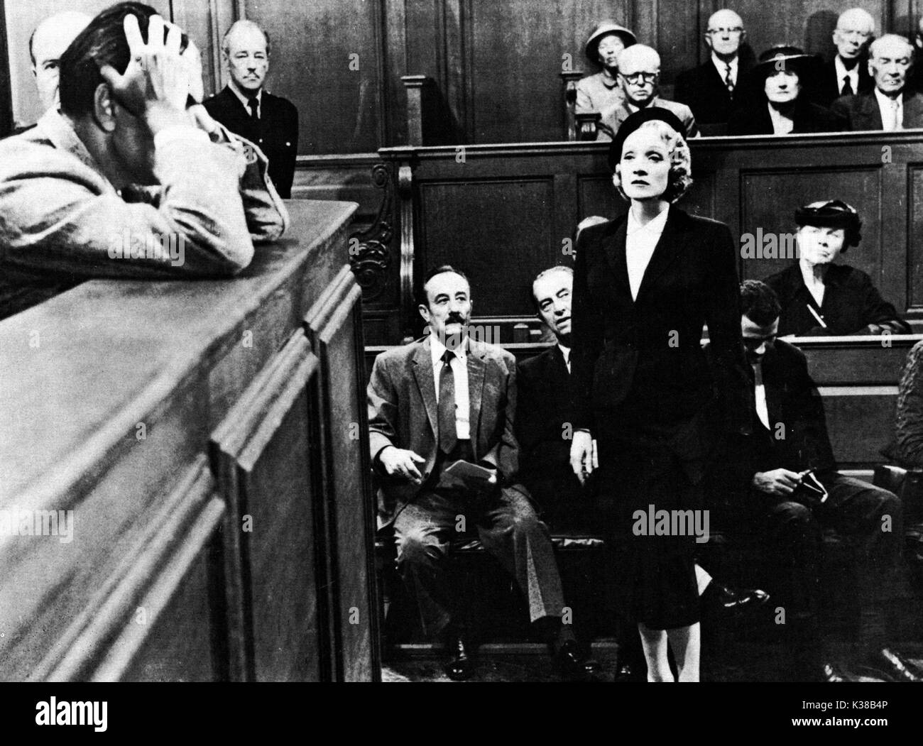 Zeuge der Anklage TYRONE POWER, Marlene Dietrich Stockfoto