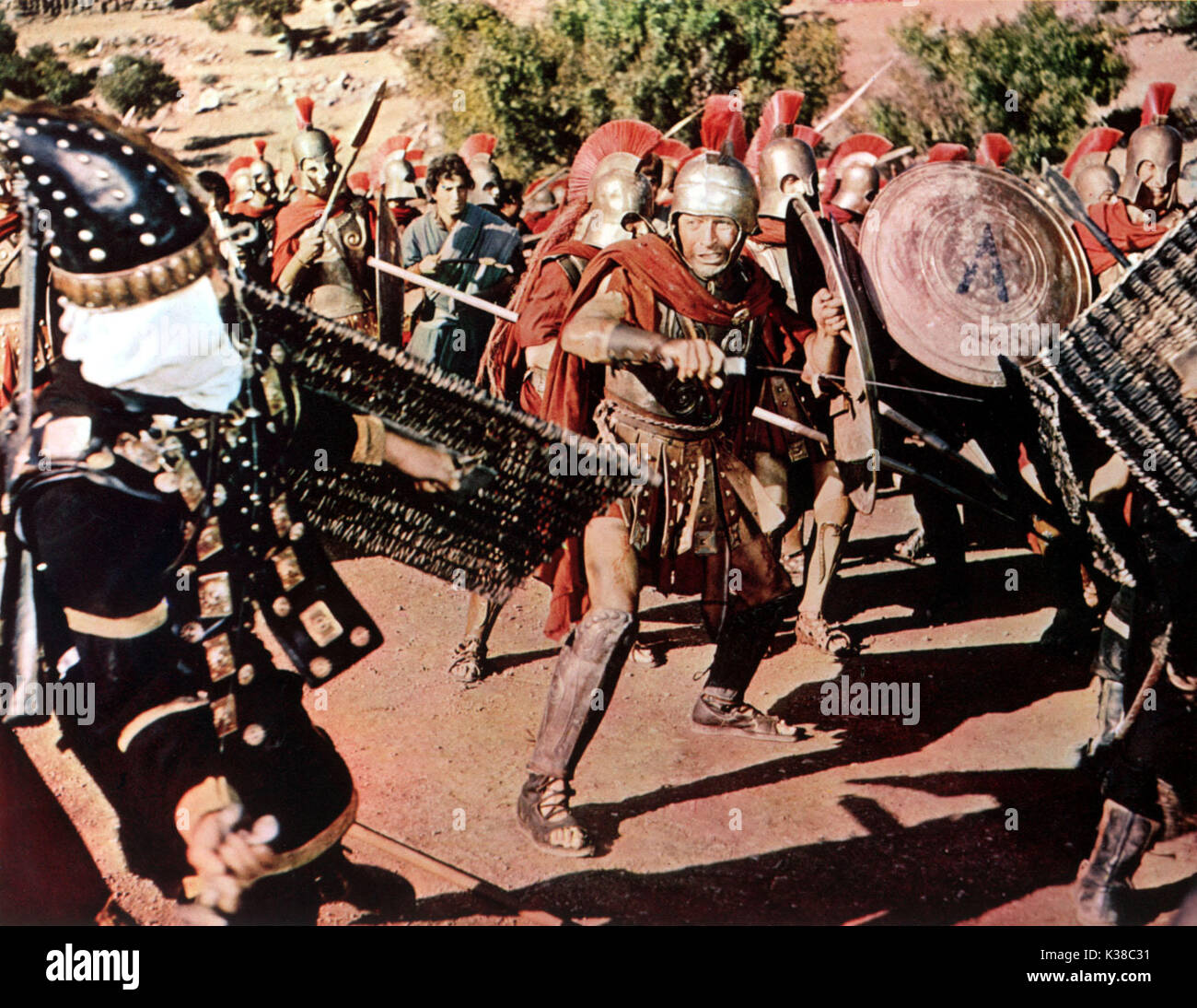 Die 300 Spartaner C 20. FOX RICHARD EGAN als Leonidas, center Datum: 1962 Stockfoto
